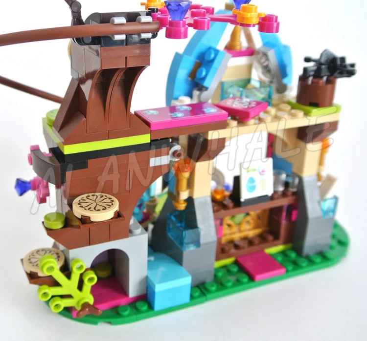 233 個のエルフ エルヴァンデール ドラゴンズ学校 ベイビー ウィンド ハウス 10501 組み立てブロックキット プレイトイ おもちゃ モデルと互換性あり