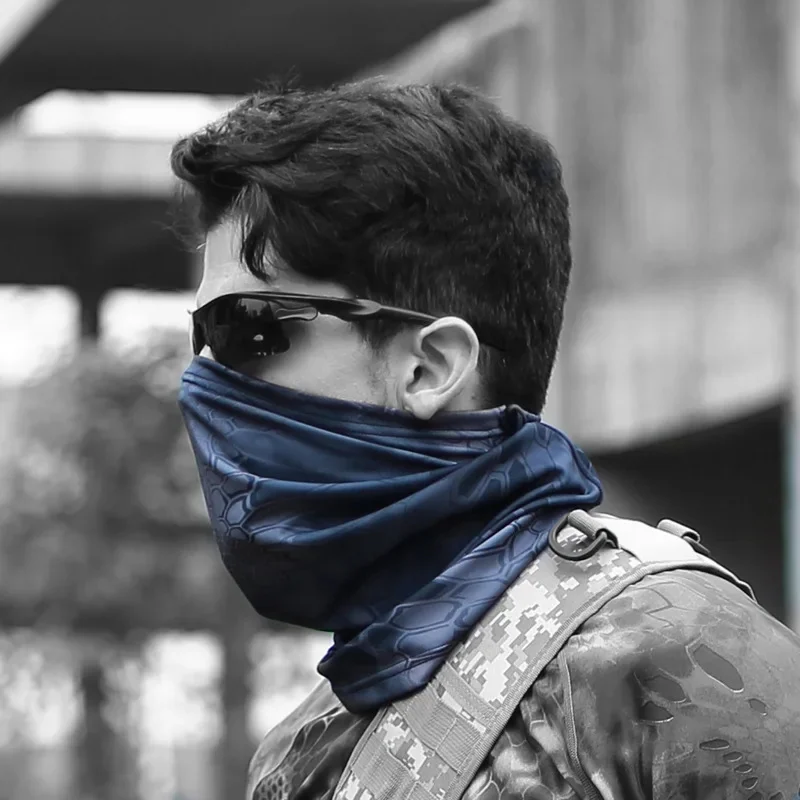 Outdoor Military Tactical Camouflage Scarf Mesh Anti-dust Fishing Cycling Defense Sandwind Scarves Hunting Shooting Neckerchief