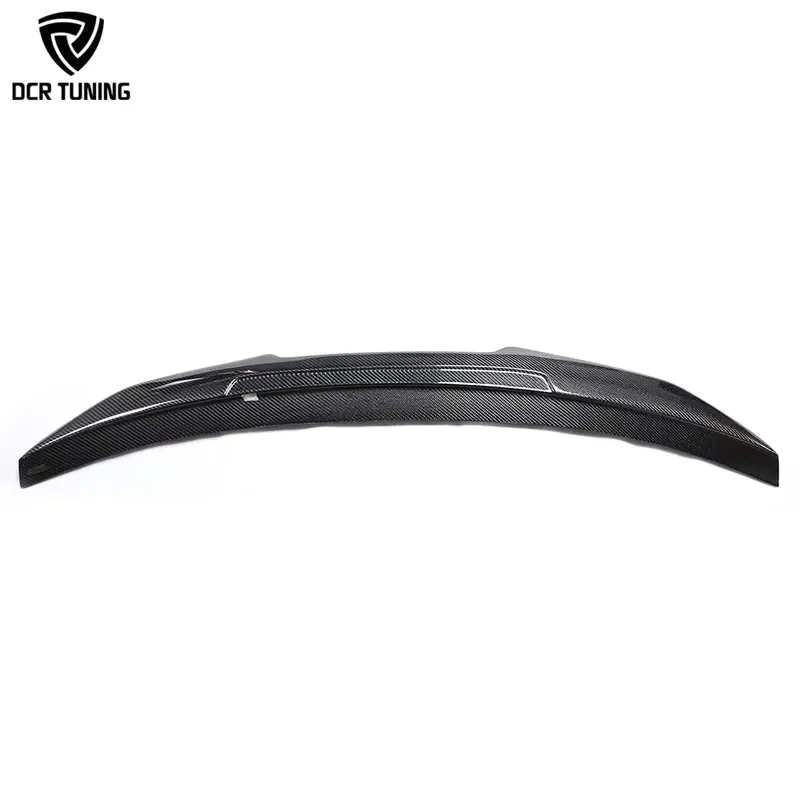 For Audi Real Carbon Fiber Trunk Spoiler  A4 B8 B8.5 S4 2010-2016 PSM Style Rear Duckbill Boot Lip Wing