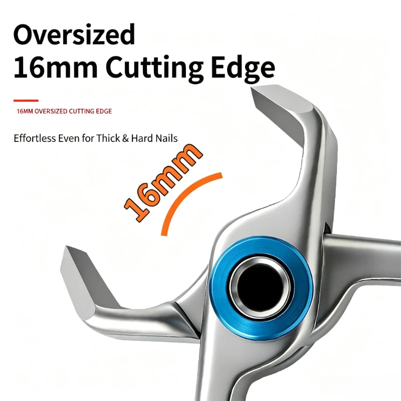 Magnifying Glass Nail Clippers Specially Designed for the Elderly Suitable for Fingernails Toenails Anti-Splash Comfort Grip