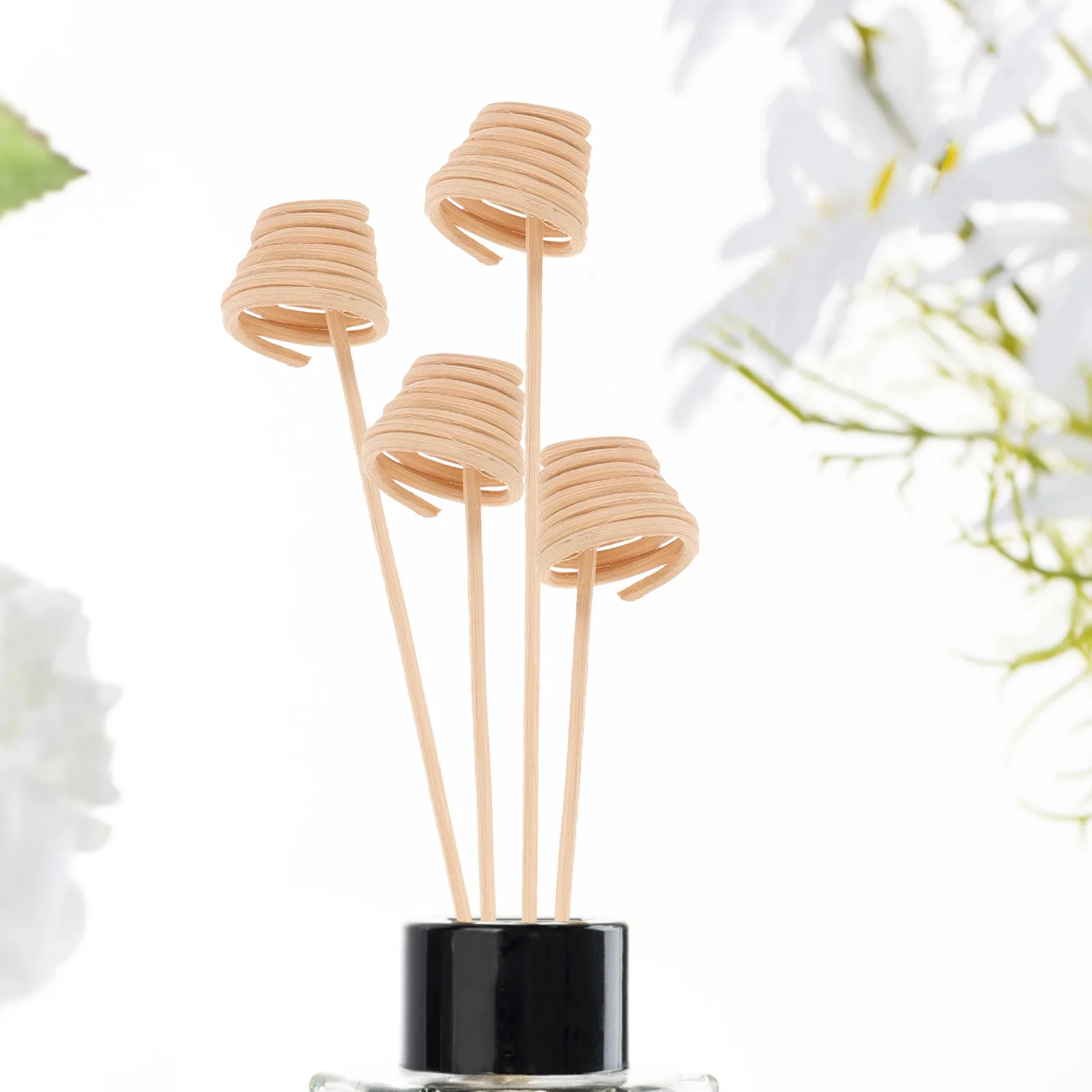 

20Pcs Natural Rattan Diffuser Sticks Spiral Reeds Replacement Refill Aroma Sticks for Office Home Fragrance Decoration
