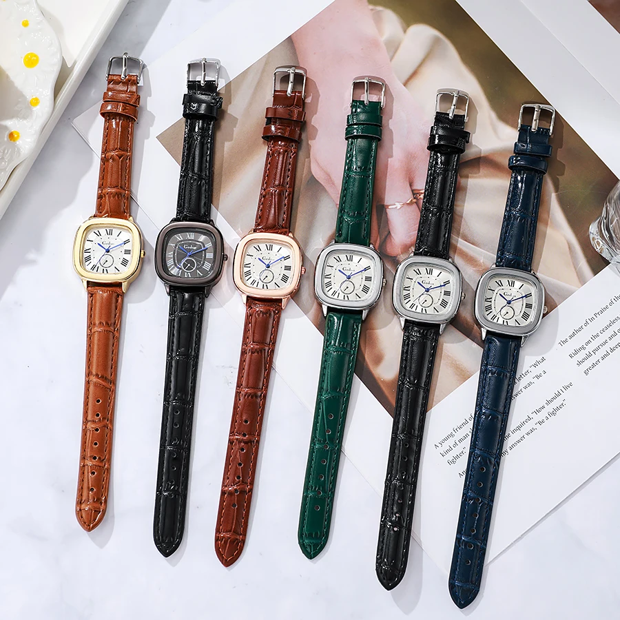 2025 New Arrival Fashion Women Quartz Watch Leather Strap Women Wristwatch Sell Like Hot Cakes