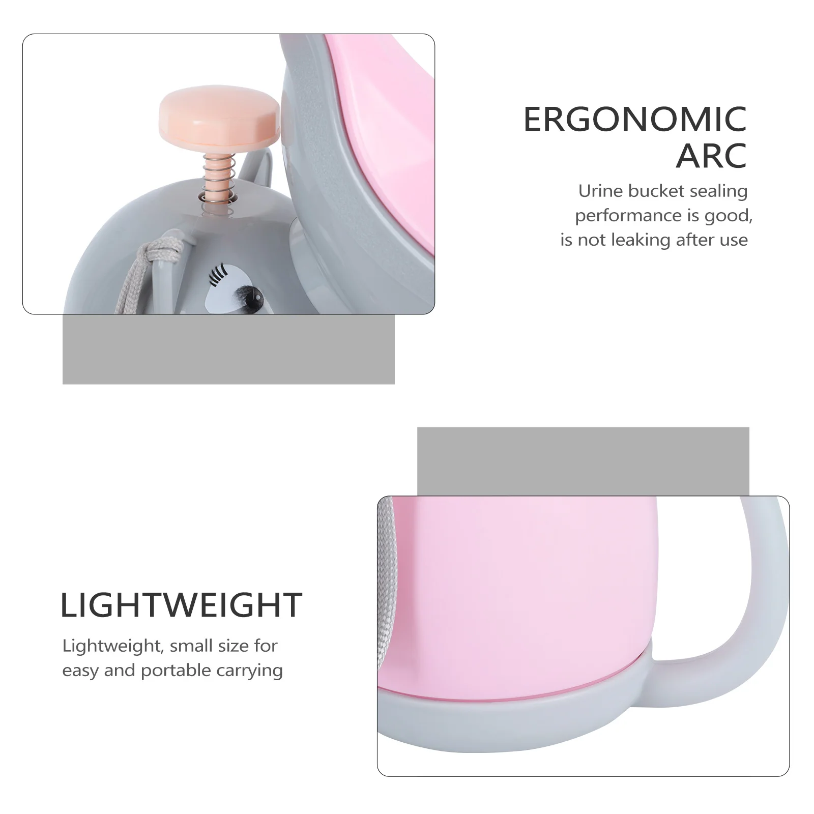 

Portable Lightweight Durable Sealable Reusable Outdoor Emergency For s Potty Car Toilet Lovely Bottle Portable Urinal Bottle