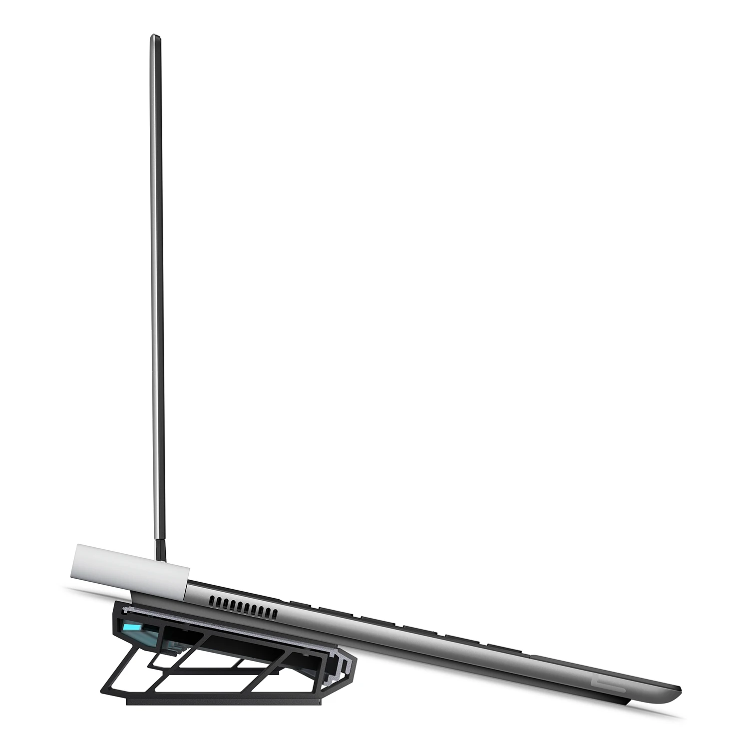 Imagem -04 - Rgb Smart Gaming Laptop Cooler Almofada de Resfriamento para Alienware X14r1 X14r2 X16r1 X16r2 M16r1 M16r2 M18r1 M18r2 Xps15 Xps17
