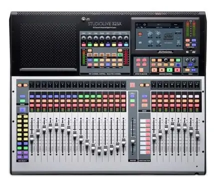 16 The digital recording and mixing console is suitable for live sound production of touring audio systems