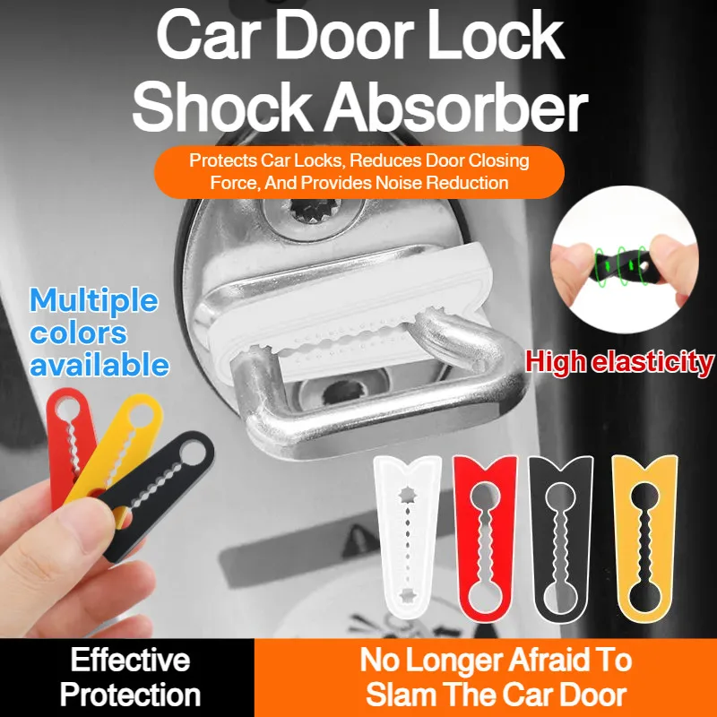 

Car Shock Absorbing Cushion Thickened Gasket Modified Car Door Antivibration Muffler Cushion Car Door Vibration Dampers