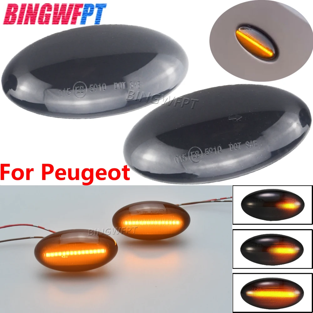 For Peugeot 206 307 407 Partner Citroen Expert Citroen Berlingo Xsara Elysee Jumpy C3 C5 LED Side Marker Light Repeater Lamp