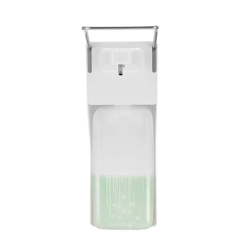 Large Capacity Metal Foam Soap Dispenser with Drip Pump Elbow Press 1000ml Hospital Use Hand Soap Dispensador De Jabón