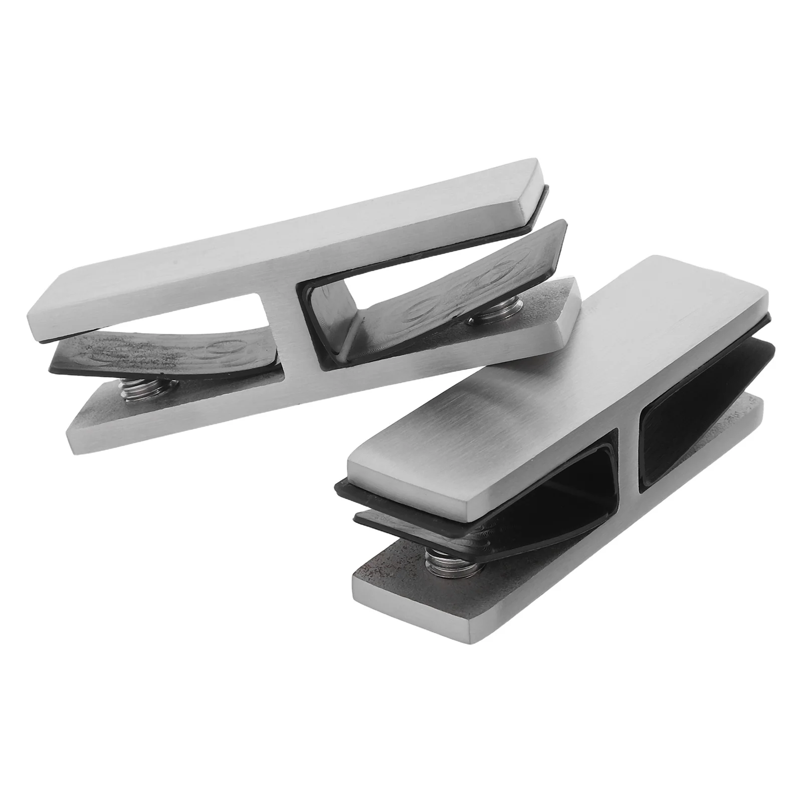 

Glass Railing Clamp with Mounting Plate for Balustrade Easy Assembly No Drilling Required Modern Staircase Accessory