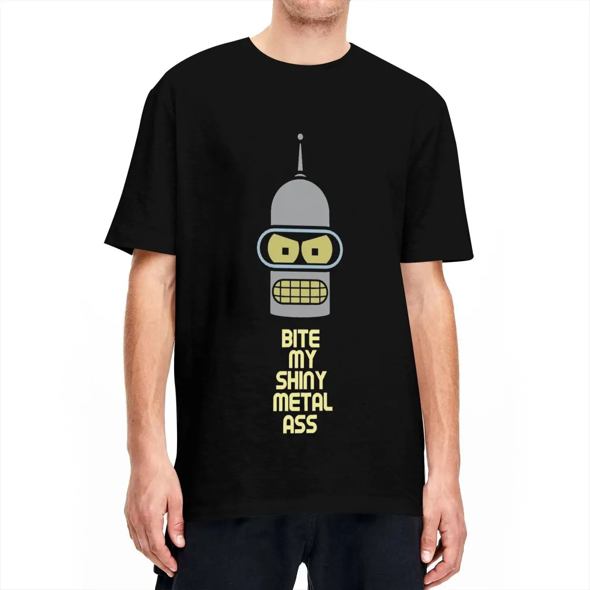 Casual Bender Futuramas Tshirt Men Crewneck Short Sleeve Clothes Cotton Summer TopsTops