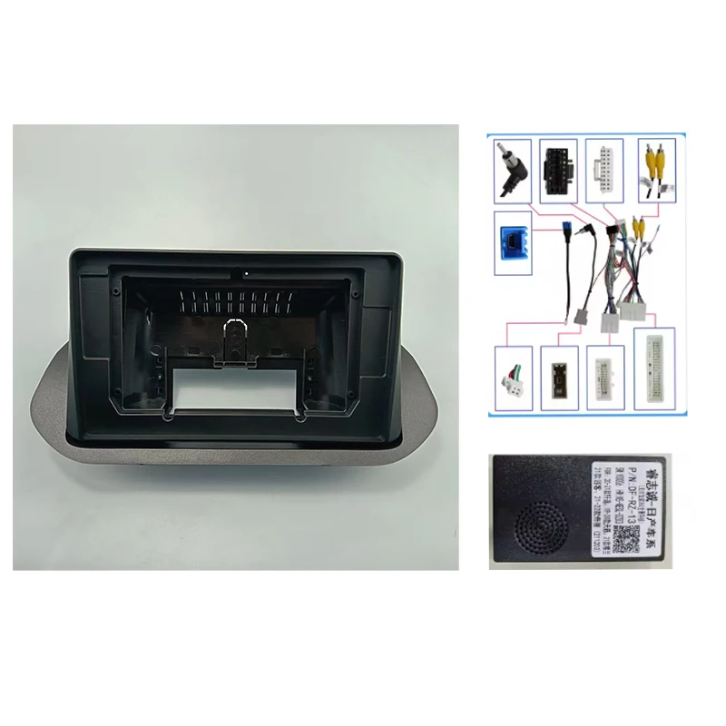 Para Nissan X-trail Xtrail 2021 (10.1 polegadas) Moldura do Painel de Rádio Automotivo Chicote de Fiação Cabo de Alimentação Decodificador Canbus