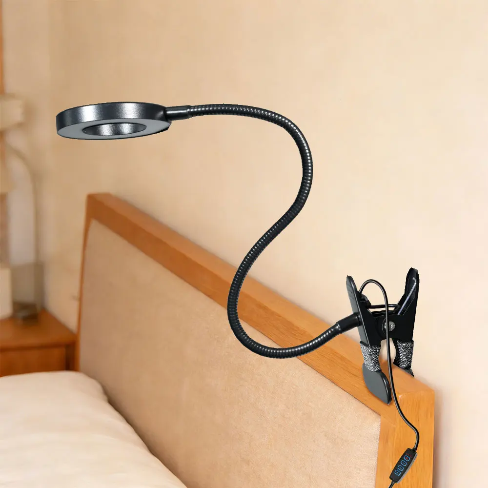 New Desk Lamp 3 Color Modes -10 level dimming USB Student Eye Care Reading Light Nail Beauty Light Makeup Equipment Tool