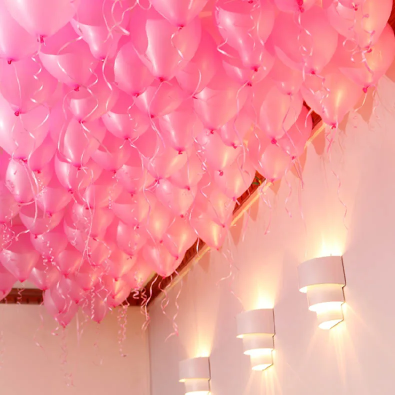 Accesorios de 100 puntos para globos, adhesivos de puntos para el techo o la pared, suministros de decoración para fiestas de cumpleaños y bodas