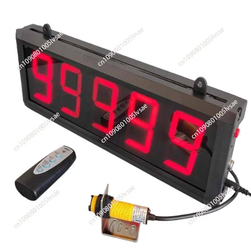 LED Induction Counter Infrared Large Screen Electronic Digital Display Assembly Line Production Counting with Remote Control