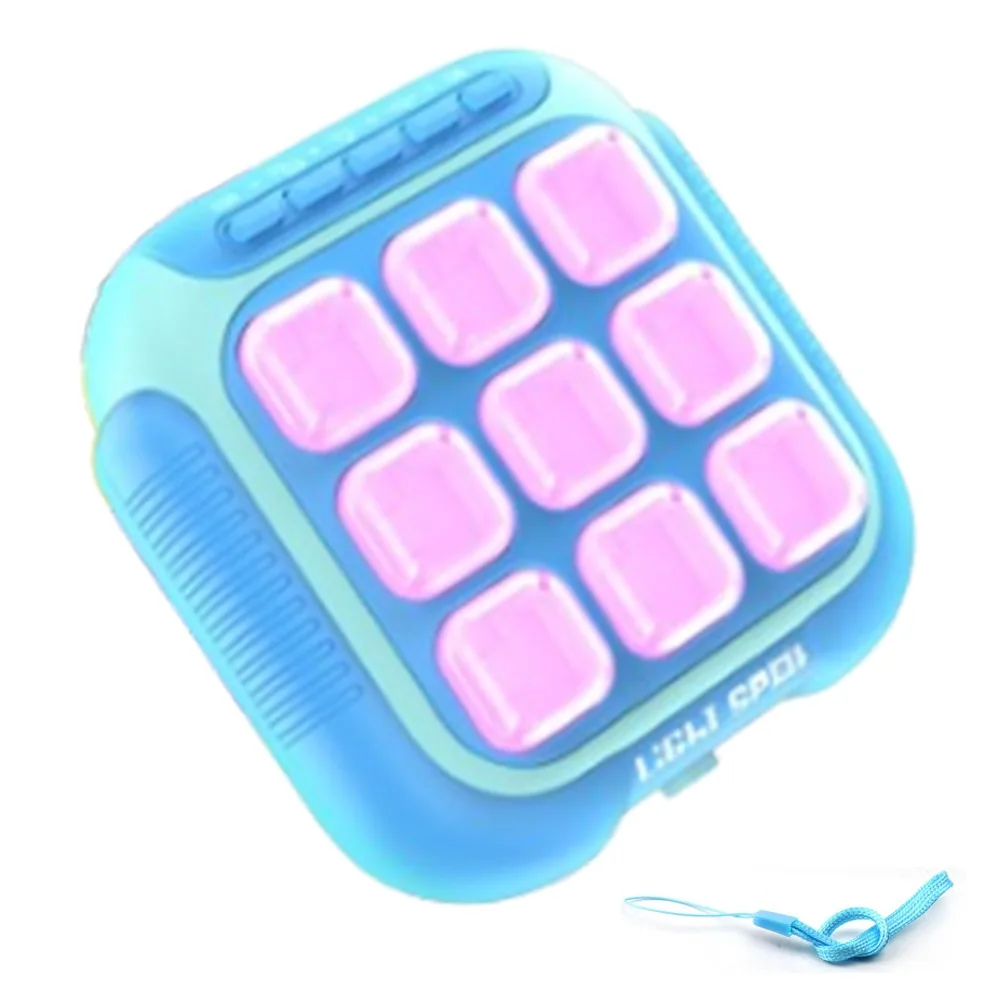 

Электронная игра TIC-TAC-TOE для тренировки памяти 6-в-1, настольная игра-головоломка Монтессори со звуком и светом, забавная портативная игра с болтами