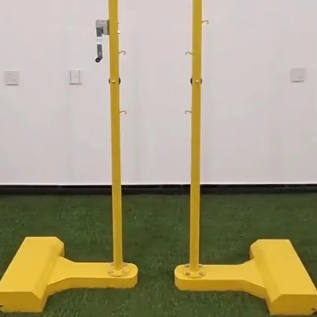 

Training & Entertainment Equipment for Tennis Pickleball Badminton & Volleyball Middle Post with Net for Court Use