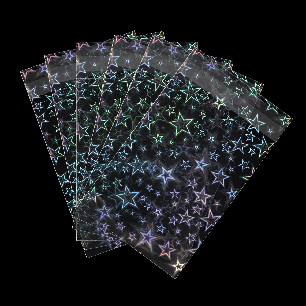 

100 шт. 65X90 мм пентаграмма флэш-карты рукава прозрачные игровые OPP закрывающиеся сумки для коллекционных карточек YGO/PKM