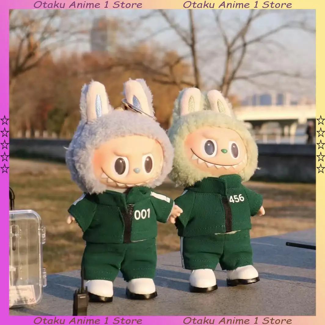 ชุดตุ๊กตาลาบูบูสุดฮิต ชุดเกมอาหารทะเลสุดฮา ชุดลำลองสำหรับตุ๊กตาขนาดเล็ก อุปกรณ์เสริมสำหรับตุ๊กตา