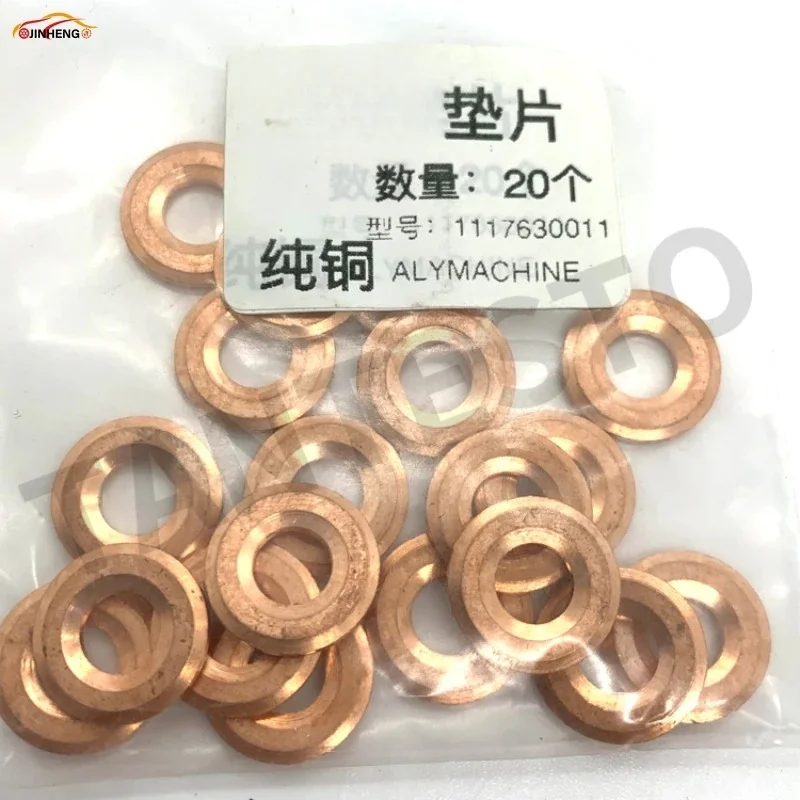 

20 шт., медная прокладка инжектора CRIN 11176-0L0115, ремонтные комплекты для DENSO