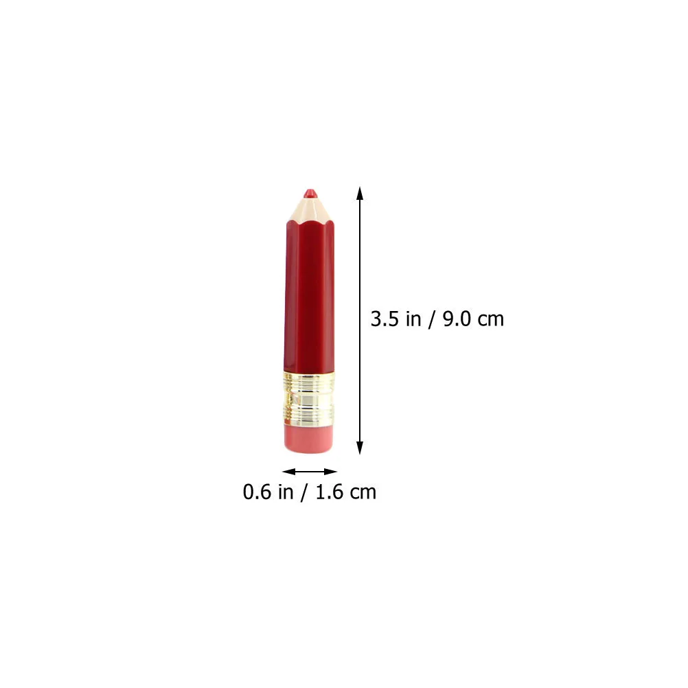 6-delige potlood lipglossbuis kleurcontainers lege lippenstiftbuizen lipgloss doe-het-zelf balsemflessen kleine mini