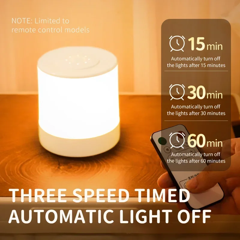 Xiaomi Mijia Touch USB Bedside Lamp 3 Modes Dimmable Eye Protection Portable LED Desk Lamp USB Charging Reading Night Light