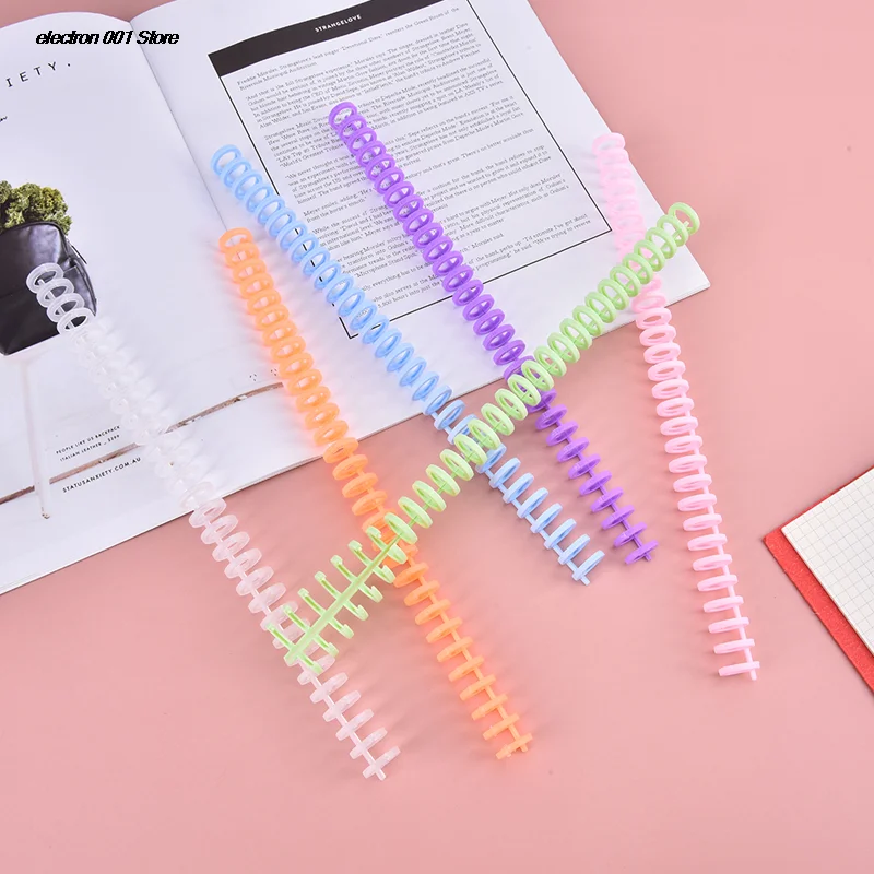 10Pcs 30 Holes Circles Ring Loose-leaf Paper Book Scrapbook Album Binder Spiral A4 Notebook Binding Clips