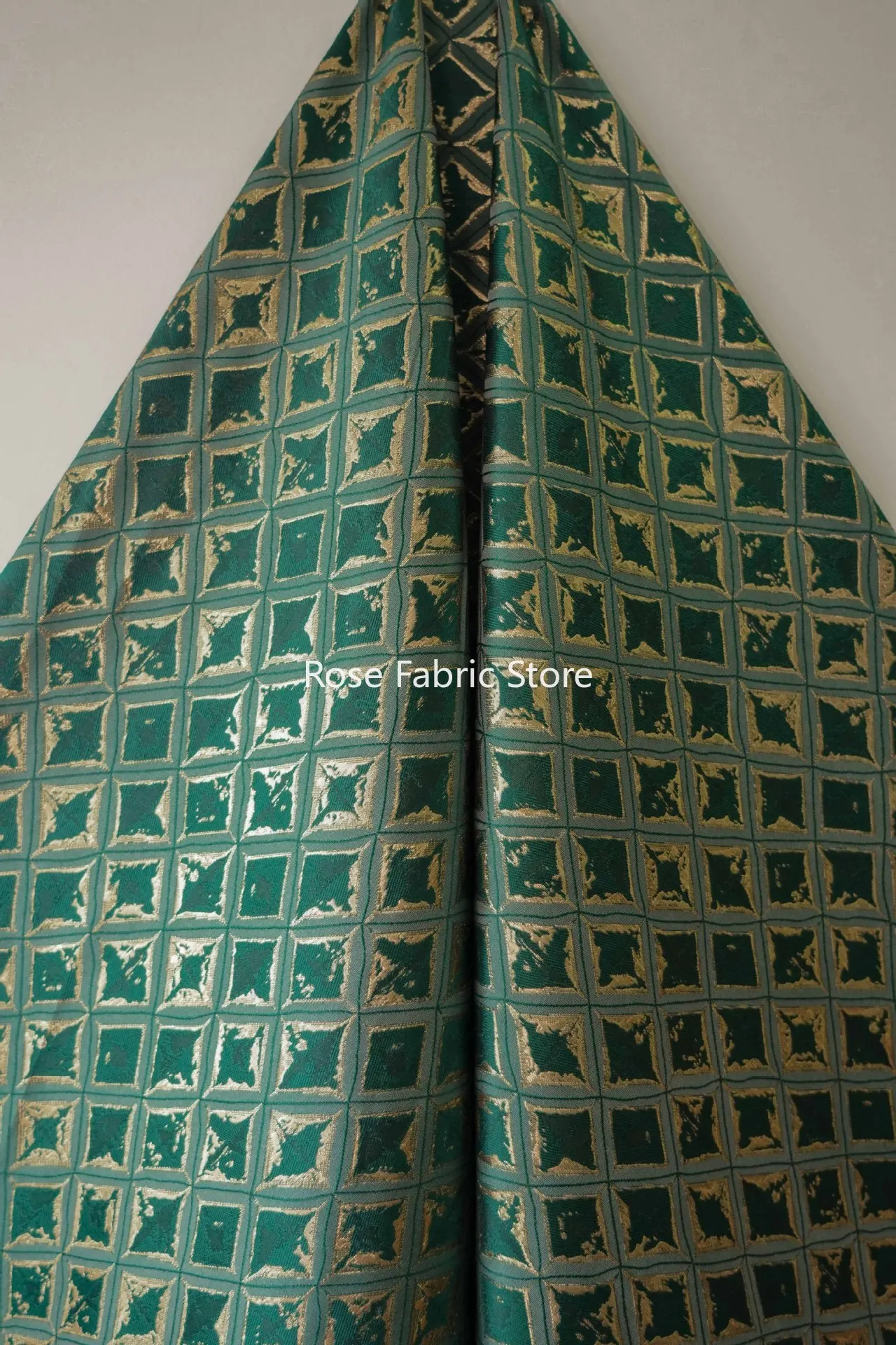 1 meter Simple Geometric Pattern Jacquard Fabric Home Curtains Pillow Cover Bag Decorative Sewing Fabric