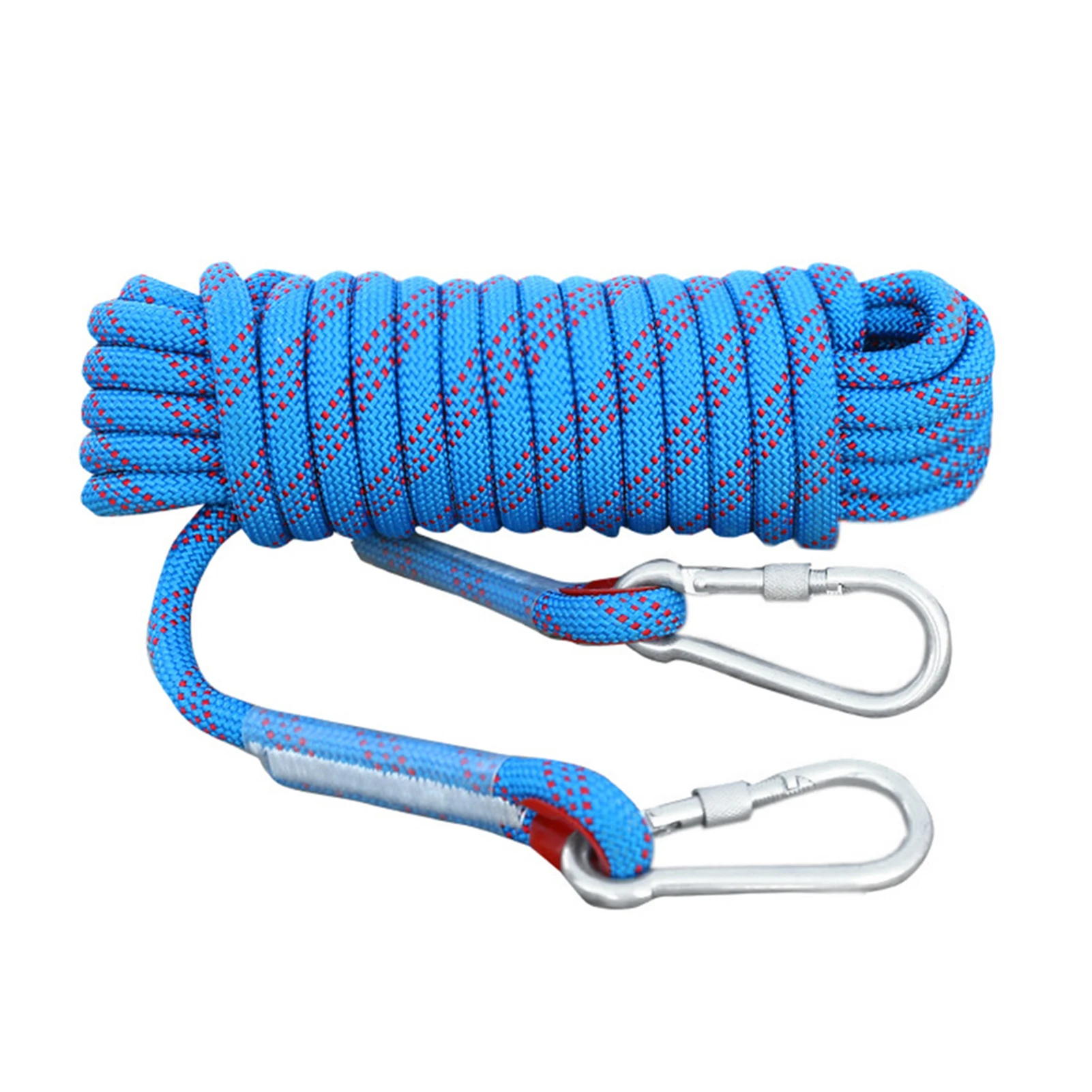 

10mm Rock Climbing Rope 10M/20M/30M Outdoor Static Rapelling Rope for Fire Rescue Safety Escape Tree Climbing