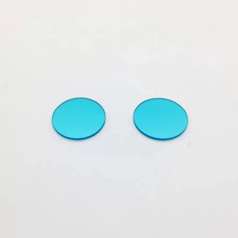 1PCS 5-75mm Lenses BG39 QB39 Blue Glass Infrared-Absorbing Cut-off Filter Color Correction Lens