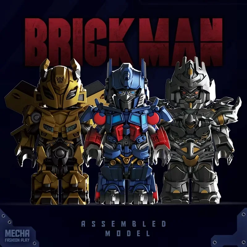 

New Version Mini Transformation Robot Building Blocks Optims Prima MOC Mech Action Figures Classic Movie Assemble Bricks Kid Toy