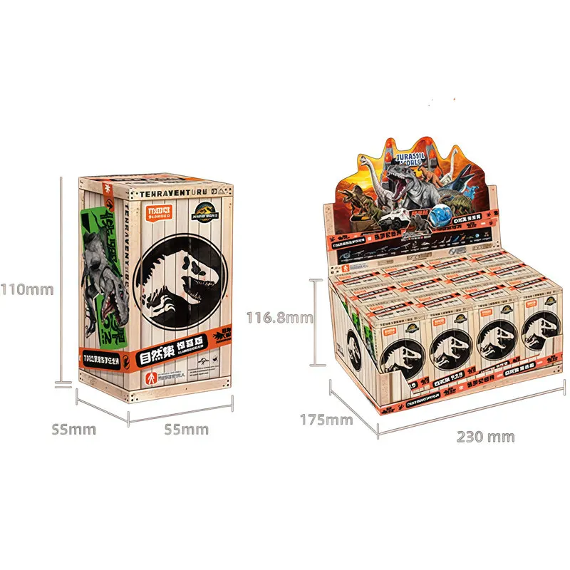 BLOKEES Jurassic World V02 V03 V04 Mosasauridae Jurassic Park Dinosaurier Tyrannosaurier Actionfigur Zusammengebautes Spielzeug Geburtstagsgeschenk – Detail 12