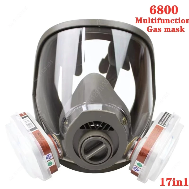 3 interface 6800 mask combination 6001/SJL filter With 5N11 filter cotton / 501 filter box Respirator gas mask