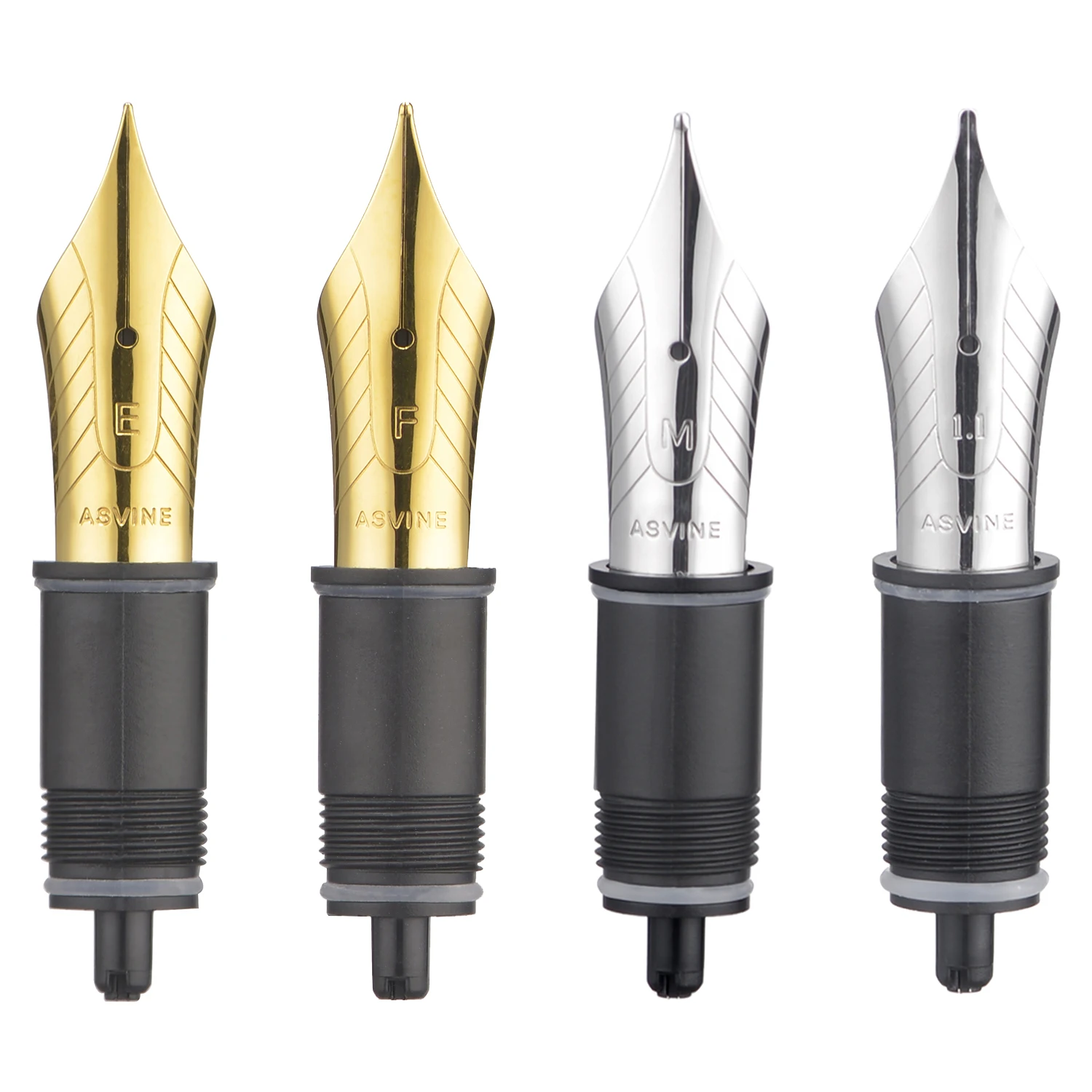 

2 PCS Asvine #8 Fountain Pen Replaced Nibs, EF/F/M/Stub Nib for Asvine C80, C2000, V800