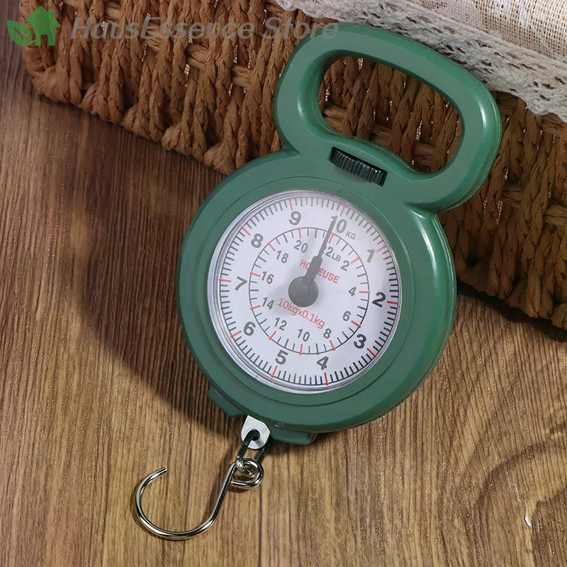 ※Premium High Mini Pointers Hook Spring Hanging Scale Portable Fishing 10kg Capacity Food Digital Luggage Weighing Scales