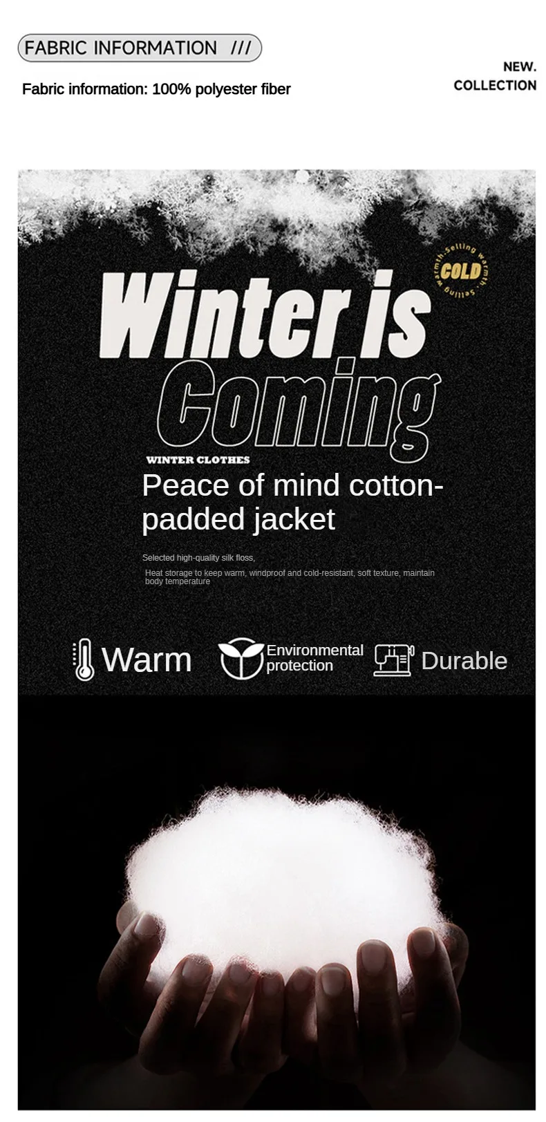 Paar Katoenen Kleding Winter Nieuw Dubbelzijdig Draagbaar Ontwerp Verdikte Warme Outdoor Reizen Stand-Up Kraag Jas Heren Jas