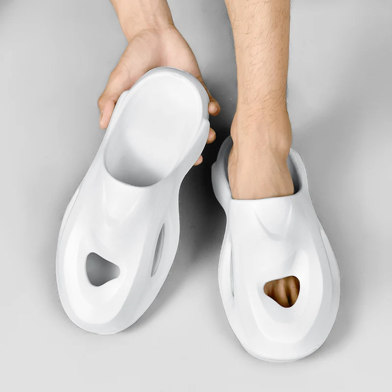 

Summer Fashion Shoes Man Sandals AD sandalias Lightweight EVA Casual Men's Indoor Garden Outdoor Beach Flip flops Men Slippers