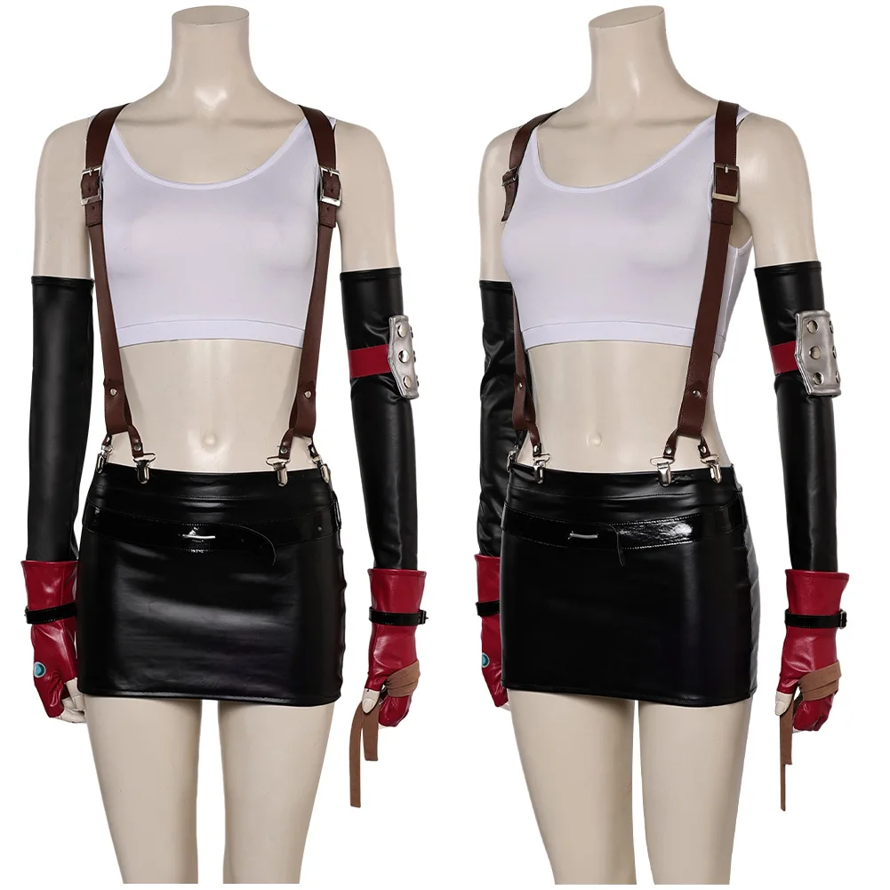 Tifa Lockhart Cosplay Fantasia Anime Game Fantasy Of Final Costume Disguise Women Roleplay Female Halloween Carnival Party Cloth
