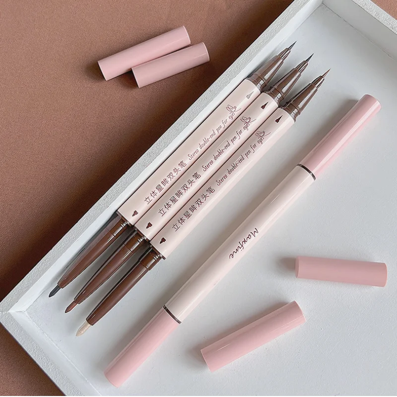

Eyeliner Pen Double-headed Eyeliner Pen Evenly Pigmented Long Lasting Waterproof Smudge-proof Eye Make Up Cosmetics