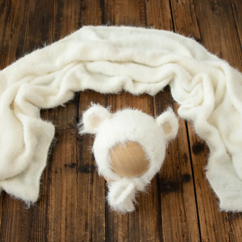 Accesorios de fotografía recién nacido, paño envolvente de felpa, manta para bebé de 100 días, accesorios de estudio de modelado