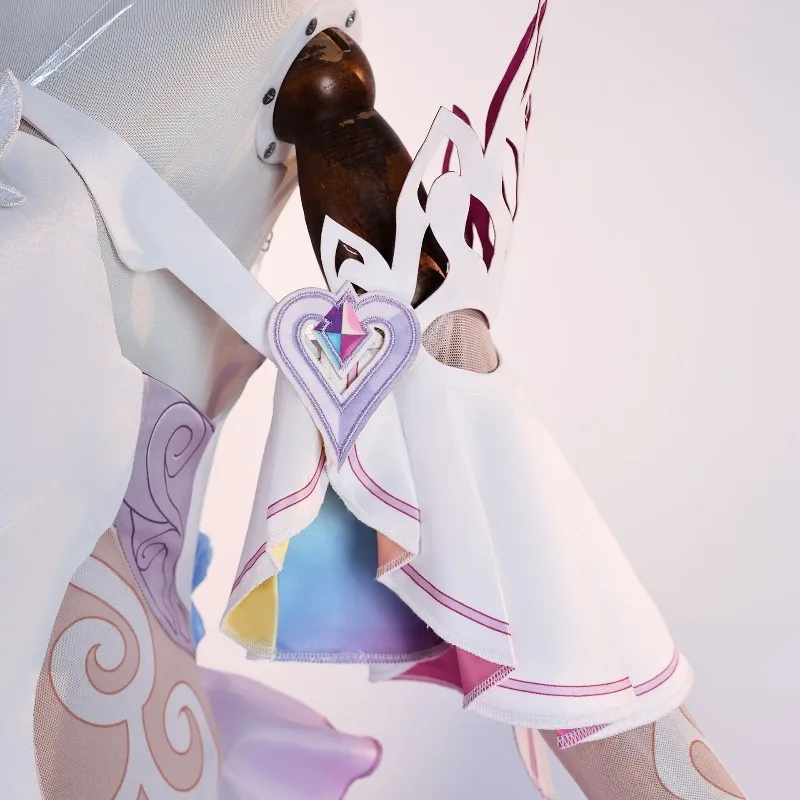 ANIMECC في المخزون XS-2XL سيرين تأثيري حلي شعر مستعار أنيمي لعبة هونكاي ستار السكك الحديدية تأثيري فستان هالوين ملابس الحفلات للنساء #4