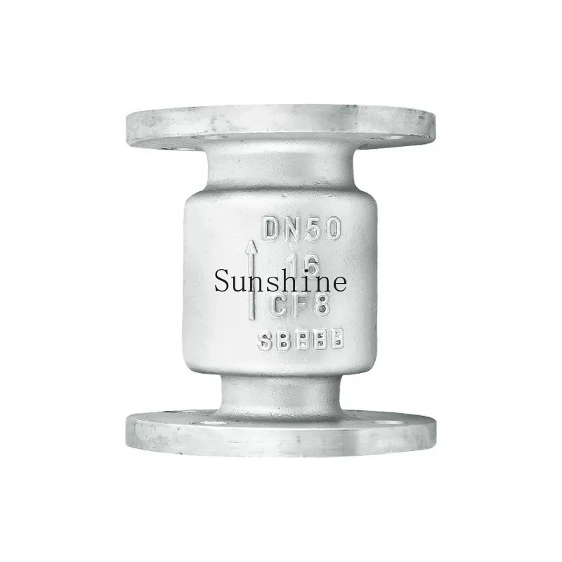 

304 flange vertical check valve H42W-16P DN25