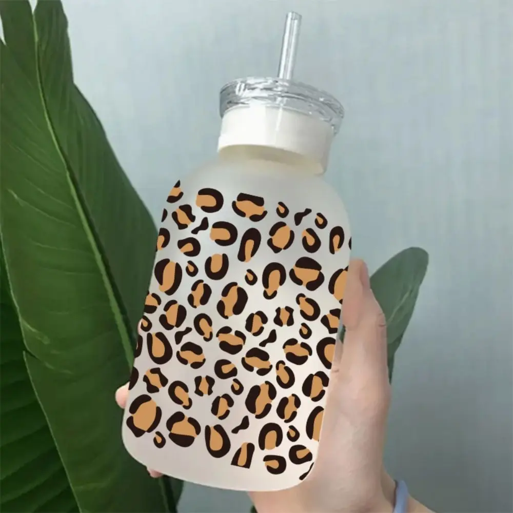 Leopard Print UV DTF Transfer Sticker Waterproof Iron on Cup Wraps DIY Decals High-temperature Resistant Transfer Cup Stickers