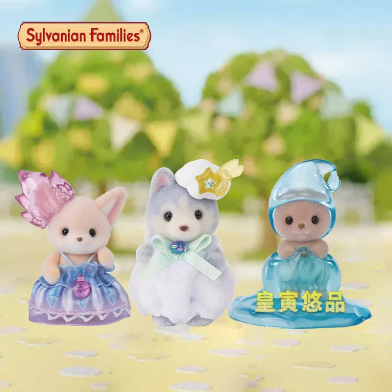Oryginalne Figurki Sylvanian Families z Serii Fairy Forest, Figurki Akcji, Dekoracje na Biurko, Urocze Zabawki, Prezenty Urodzinowe dla Dziewczynek