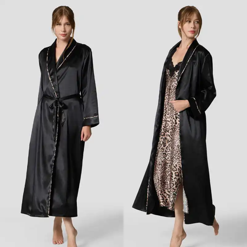Graceful Women’s Pajamas Satin Lace Robes Bridesmaid Bride Robes Wedding Long Robe Bathrobe Plus Size Customized