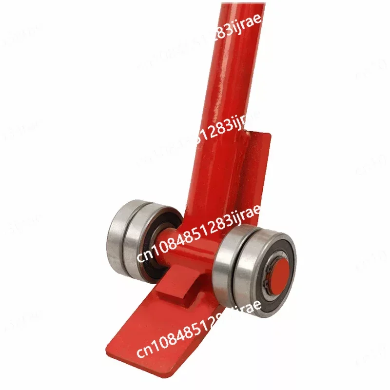 

Heavy Duty Wheeled Flat Head Pulley Lifting Crowbar Thickened Seamless Steel Pipe Bearing Crowbar Lifting And Handling Equipment