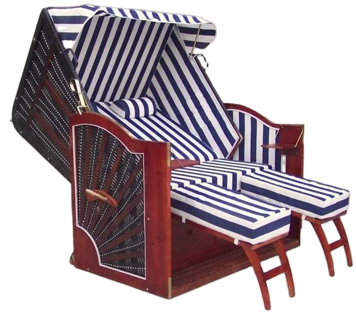 

Folding wooden beach chair