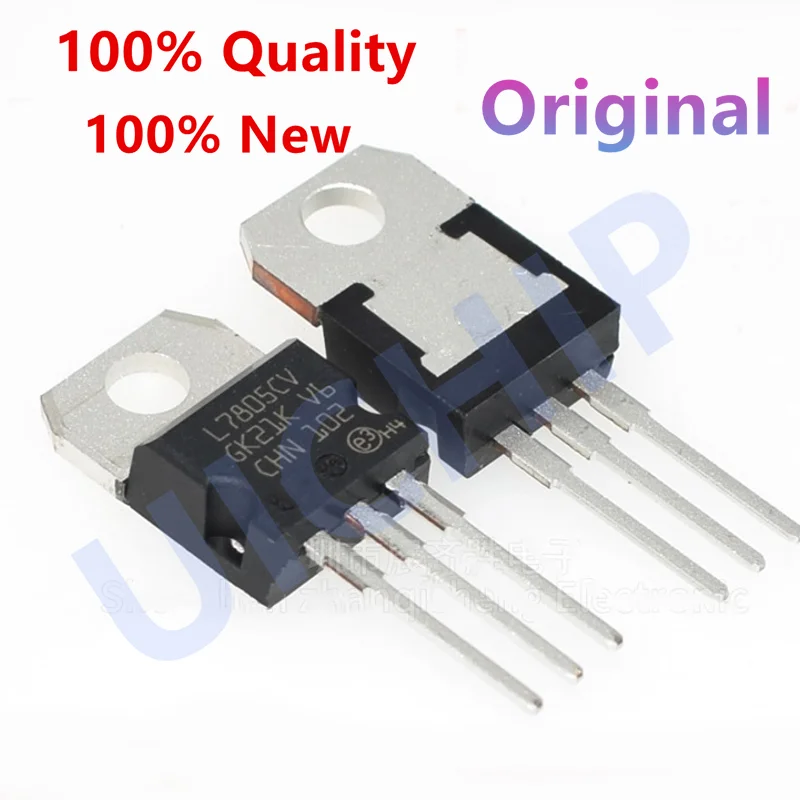 5/10/20 sztuk LM7805 L7805CV 7805 Regulator napięcia IC układy scalone 5V 1,5A LDO REG TO-220