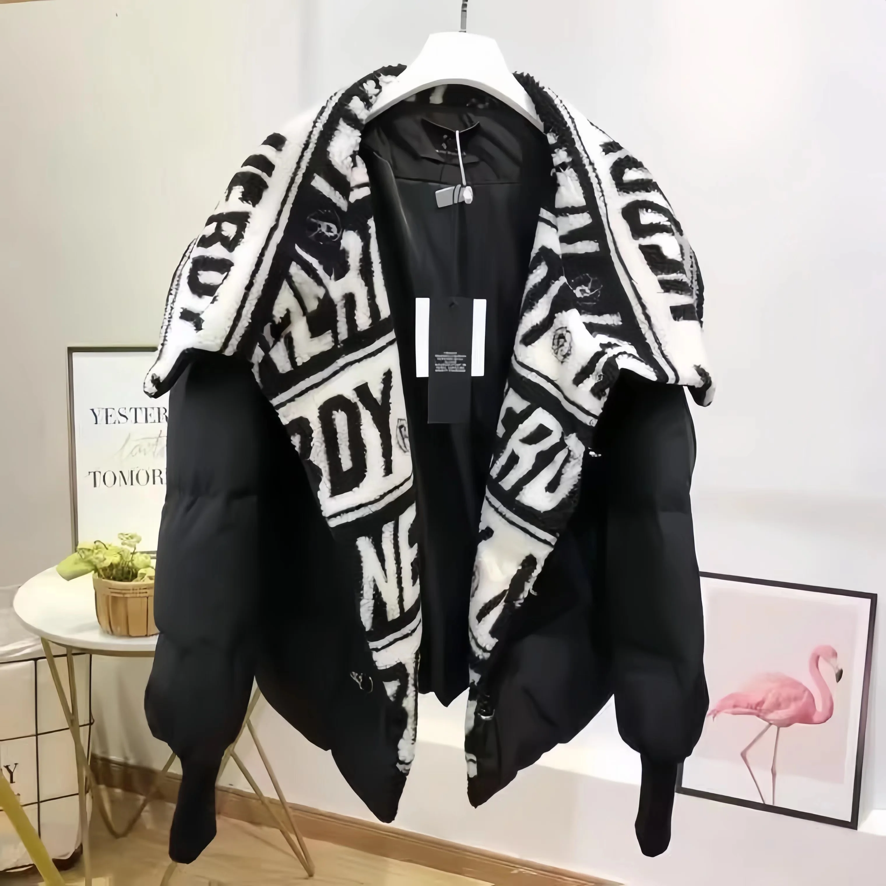 Cotton Coat for women, single-breasted jacket, casual parkas, English style, female clothing, new winter