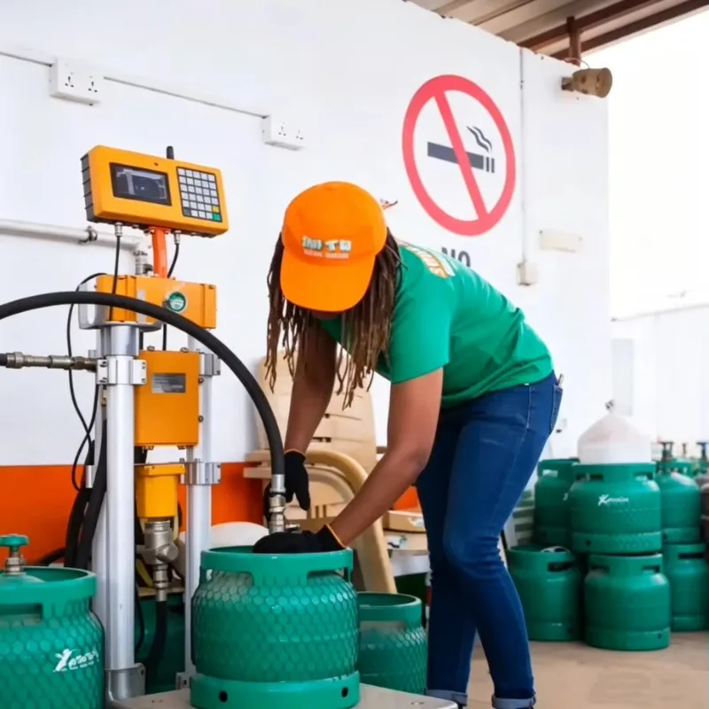 ATEX LPG Filling Scale Overfilling Protection Auto-stop High-Accuracy LPG Filling Station Application Easy Maintenance