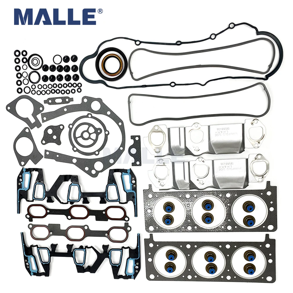 Engine Overhaul Gasket Kit For Chevrolet Buick Regal Rendezvous GL8 2.5 3.0L LW9 LB8 Car Accessories 89017347 Full Rebuild Set